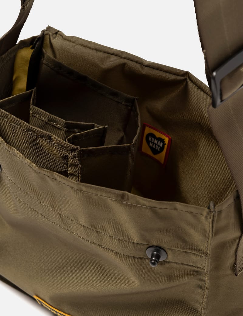 Human Made Military Shoulder Large - durable nylon crossbody with