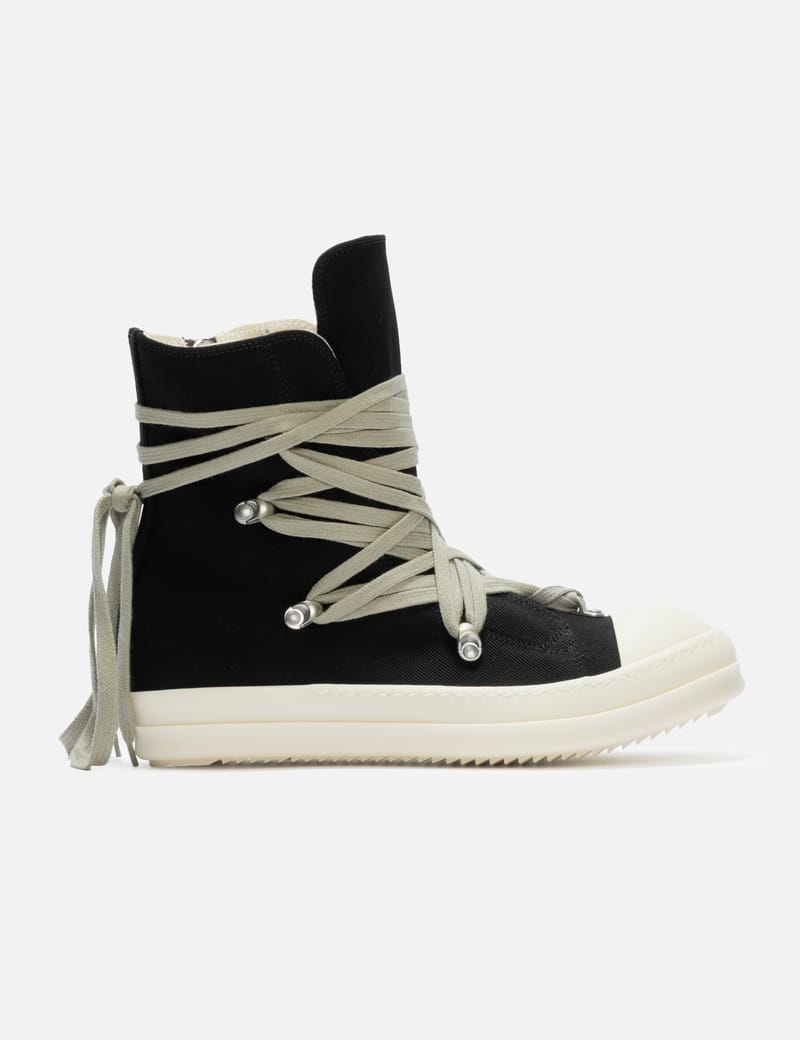 ゆう　DRKSHDW SNEAKS 43 Rick Owens Rick Owens DRKSHDW star-embroidered zip-fastening Sneakers