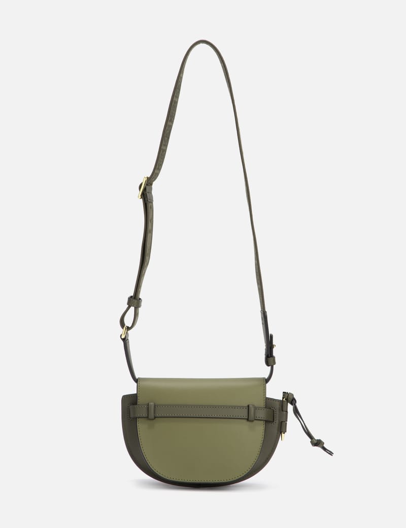 LOEWE セール★ GATE DUAL MINI BAG★GREEN Loewe - Mini Gate Dual Bag In Bicolor | HBX - Globally