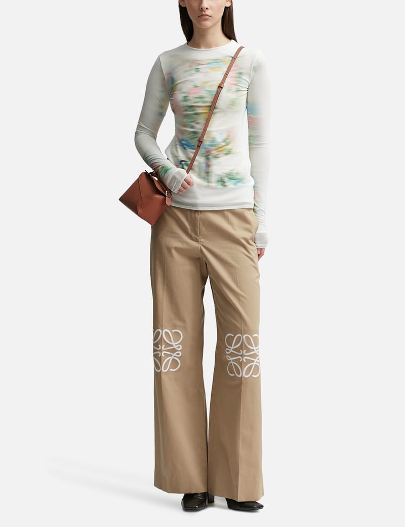 LOEWE Loewe Blurred ボンネット LOEWE】Loewe Blurred ボンネット ウール ビーニー