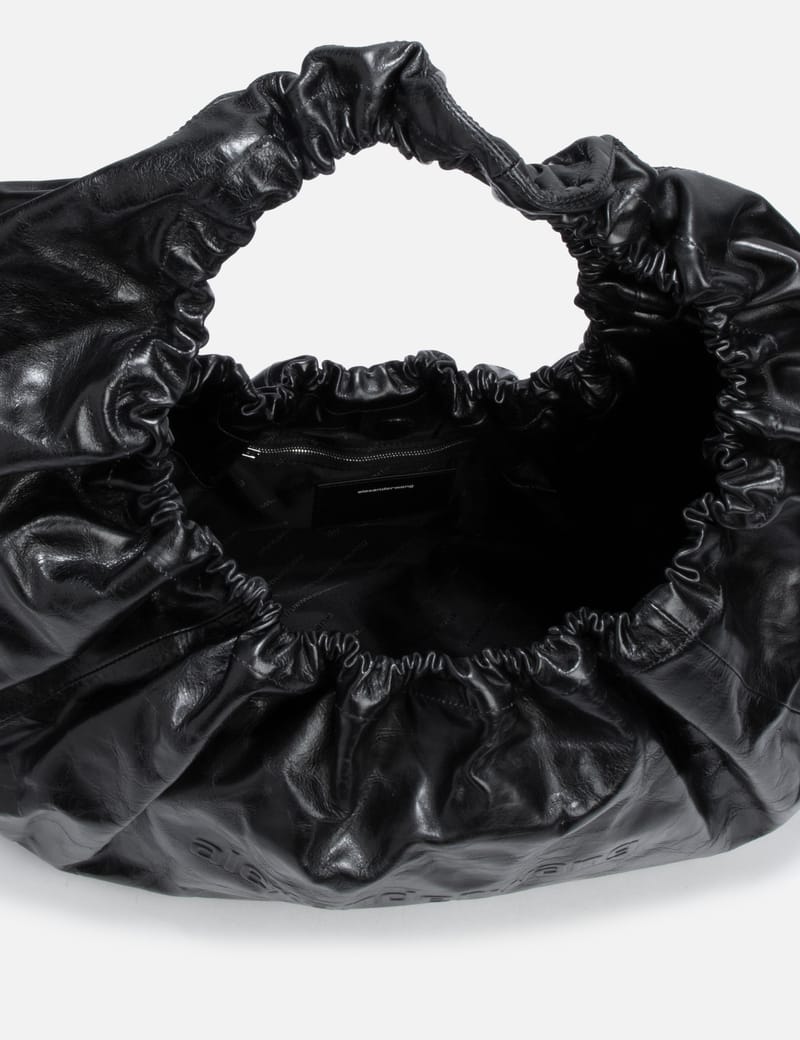 Alexander Wang - Crescent large crackle leather shoulder bag Alexander Wang - Crescent large crackle leather shoulder bag