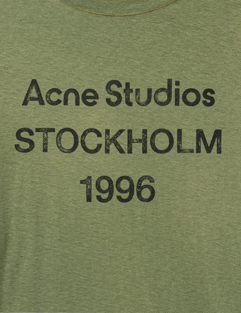 Acne Studios - Logo T-shirt - Relaxed Fit | HBX