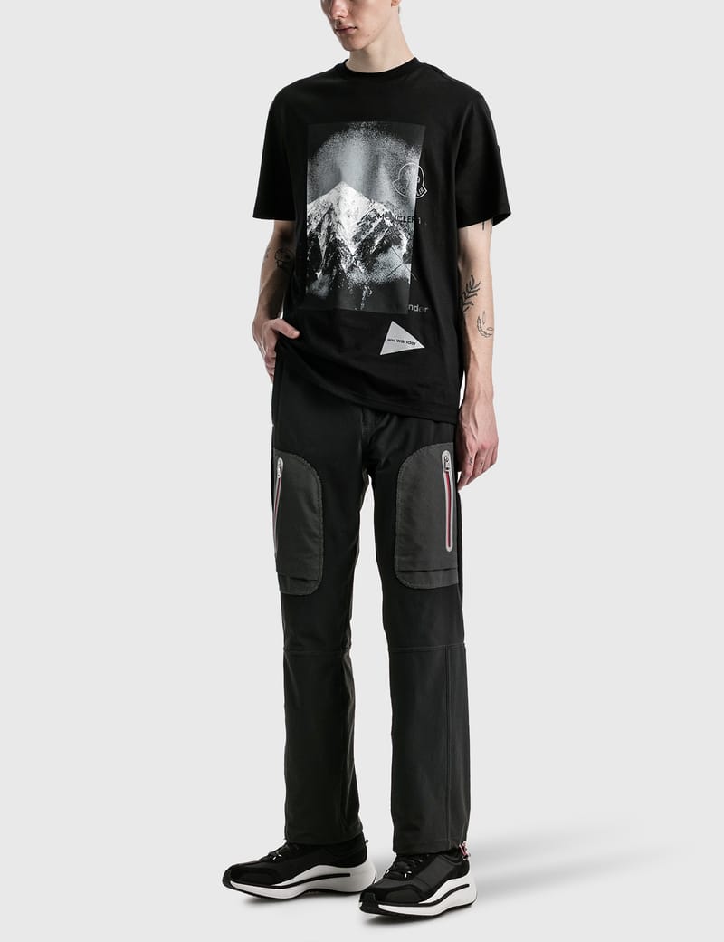 トップス MONCLER GENIUS 1952 T-SHIRT DOUBLE GRID Moncler Genius - 2 Moncler 1952 - Printed cotton T-shirt