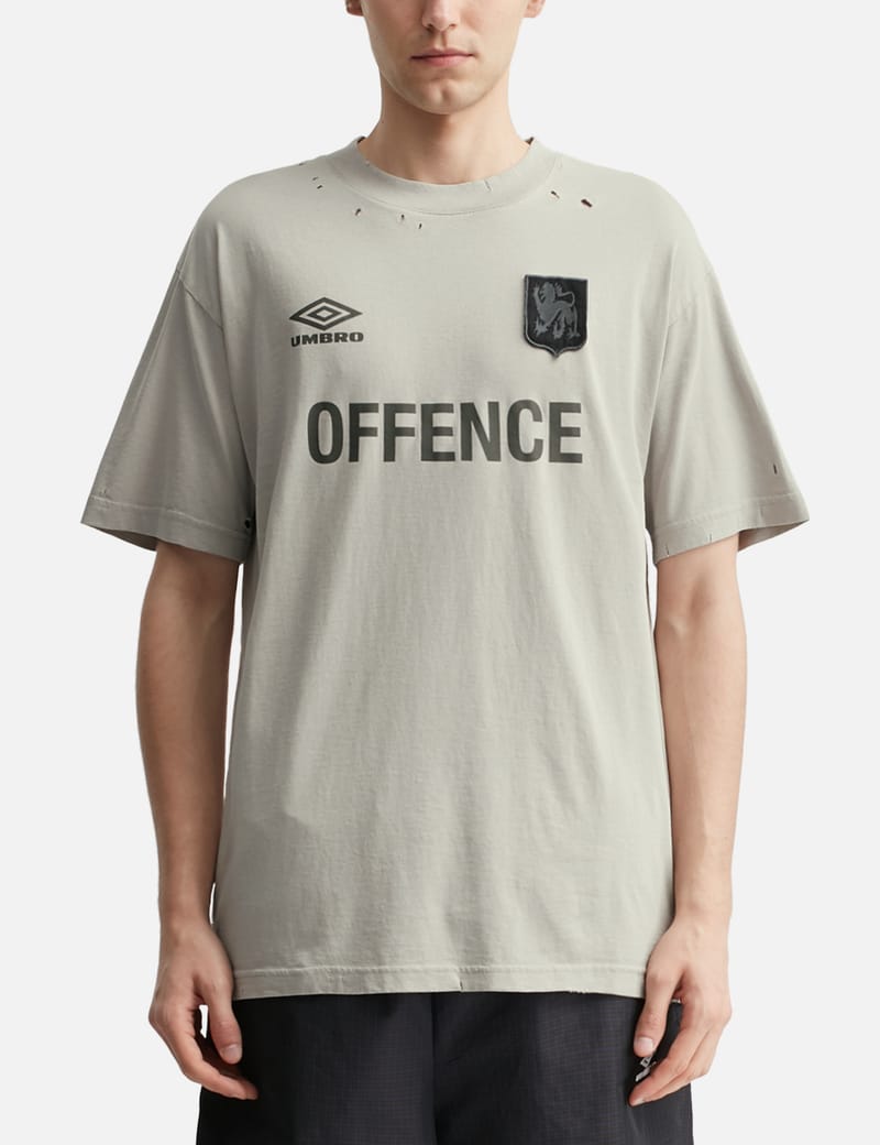 Umbro Umbro X Slam Jam Offence Defence T-Shirt - Distressed cotton