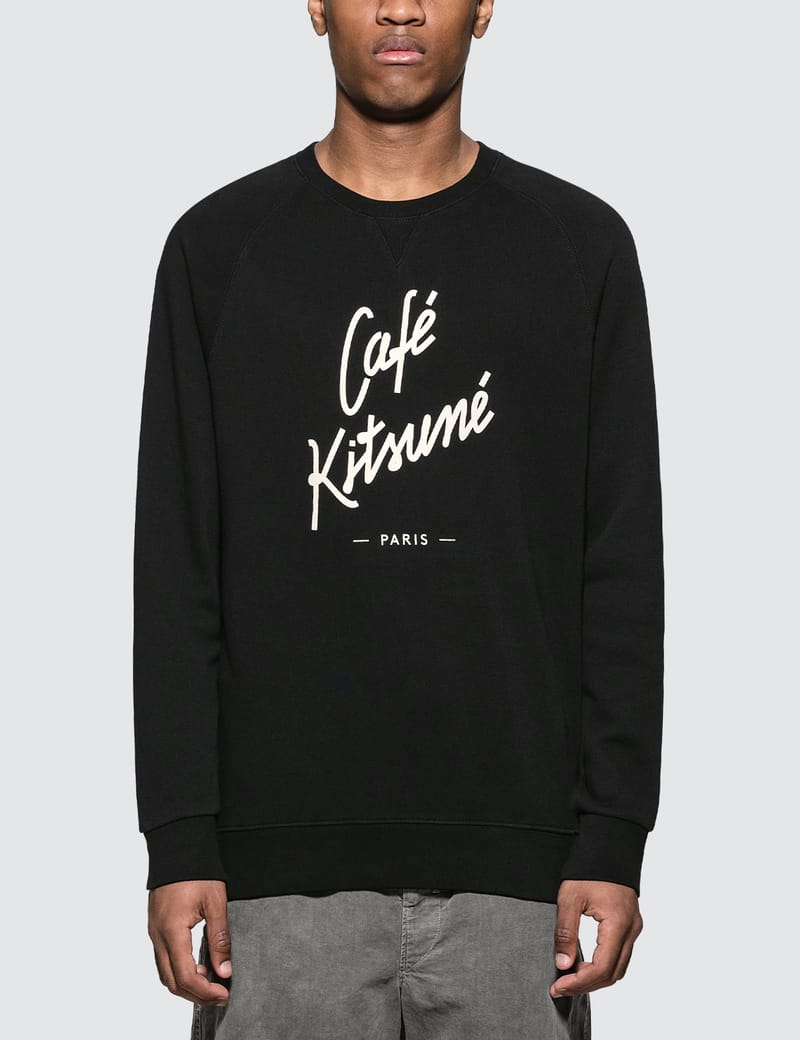 Maison Kitsuné - Cafe Kitsune Sweatshirt | HBX - Globally Curated