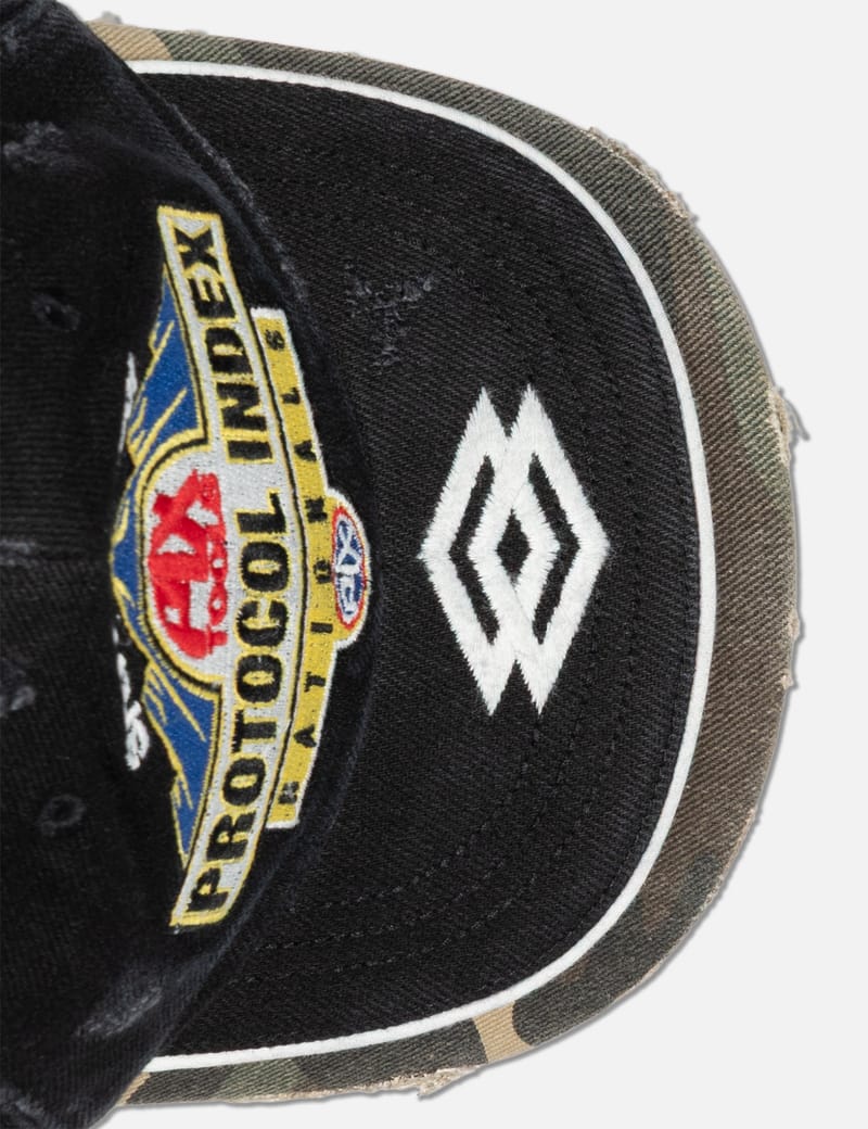 帽子 PROTOCOL INDEX STRANGER CAP Protocol Index FW25 Racing Cap / NVY - NUBIAN