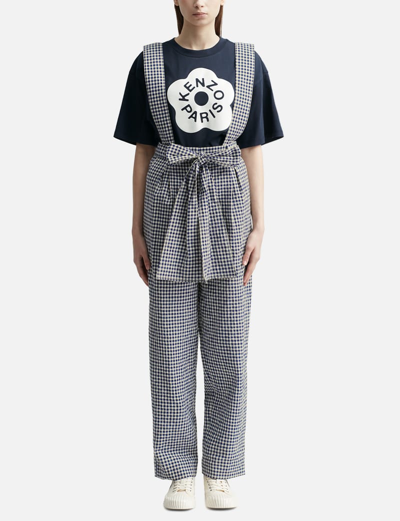 KENZO 関税込 ギンガム タイウエスト パンツ ケンゾー - ギンガム タイウエスト パンツ | HBX - ハイプ