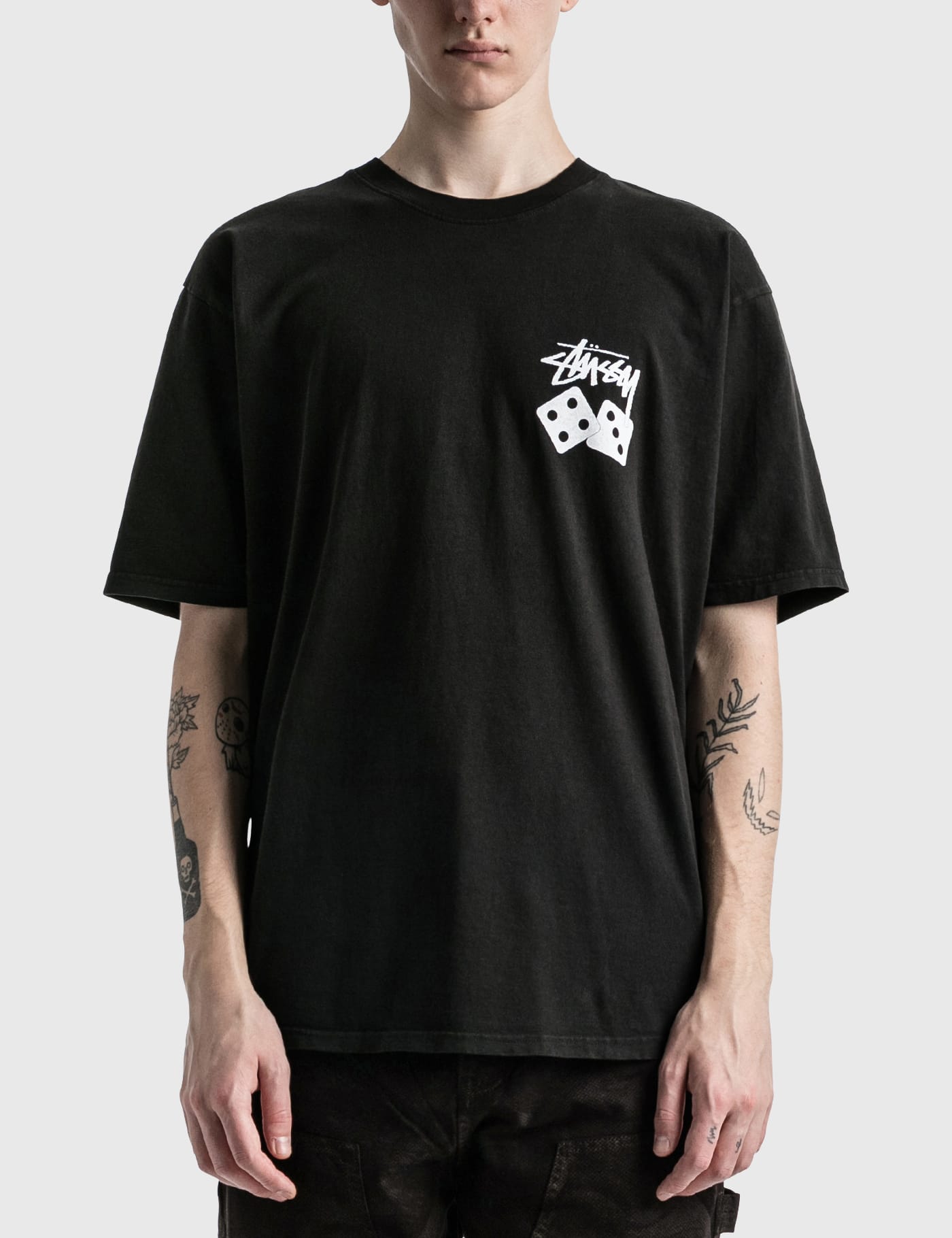 Stussy - Dice Pigment Dyed T-shirt | HBX - Globally Curated Fashion and  Lifestyle by Hypebeast