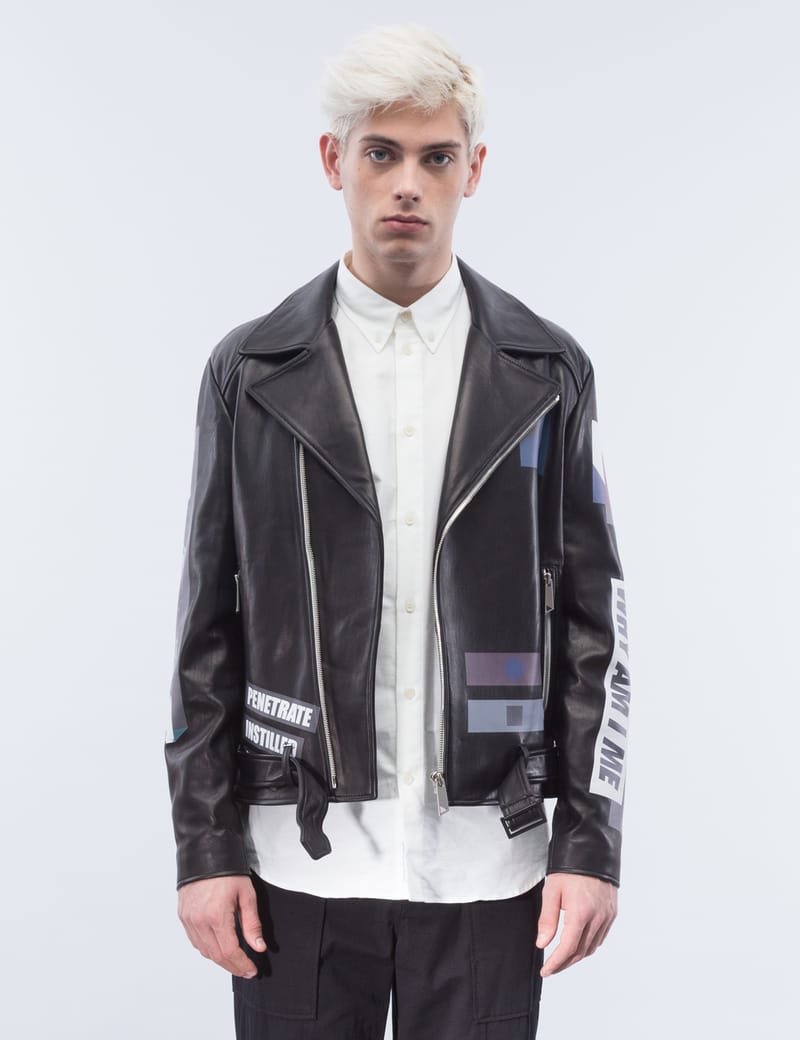 GENERAL IDEA - Leather Biker Jacket | HBX - Globally Curated