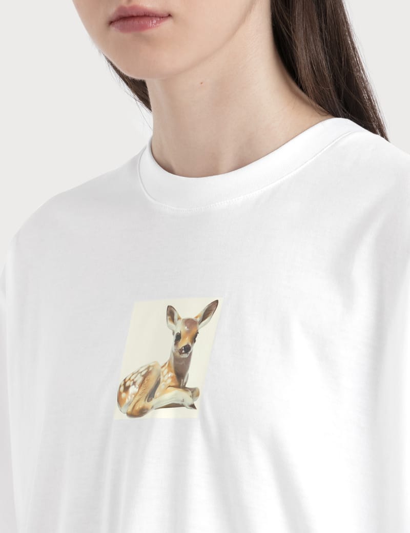 Burberry - Deer Print Cotton T-shirt | HBX - Globally