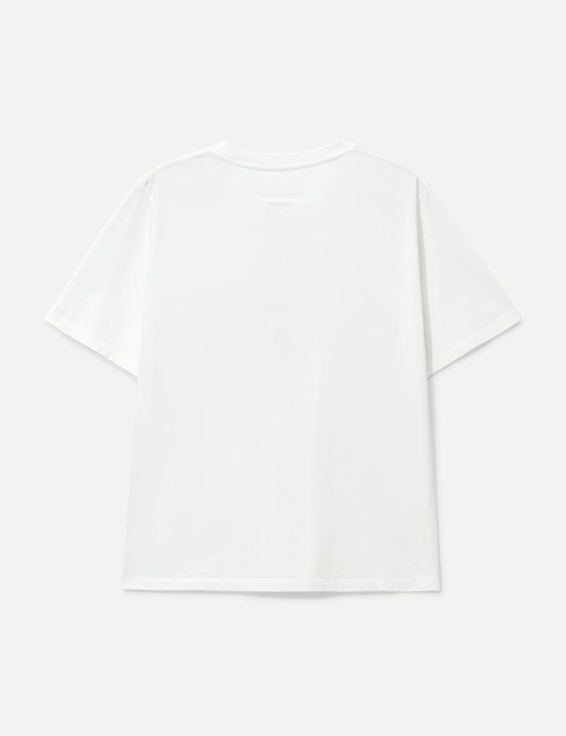 MM6 Maison Margiela Logo Print T-Shirt - イタリア製ホワイトロゴT