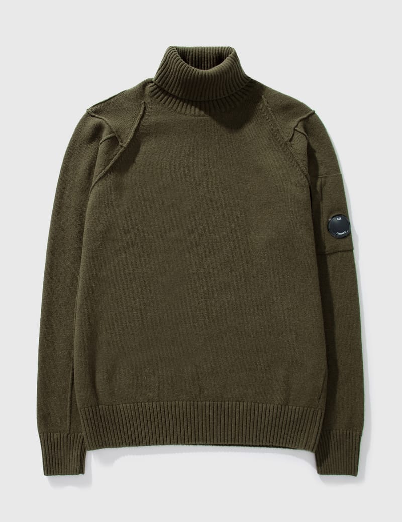 C.P. Company - LAMBSWOOL ROLL NECK JUMPER | HBX - Globally Curated