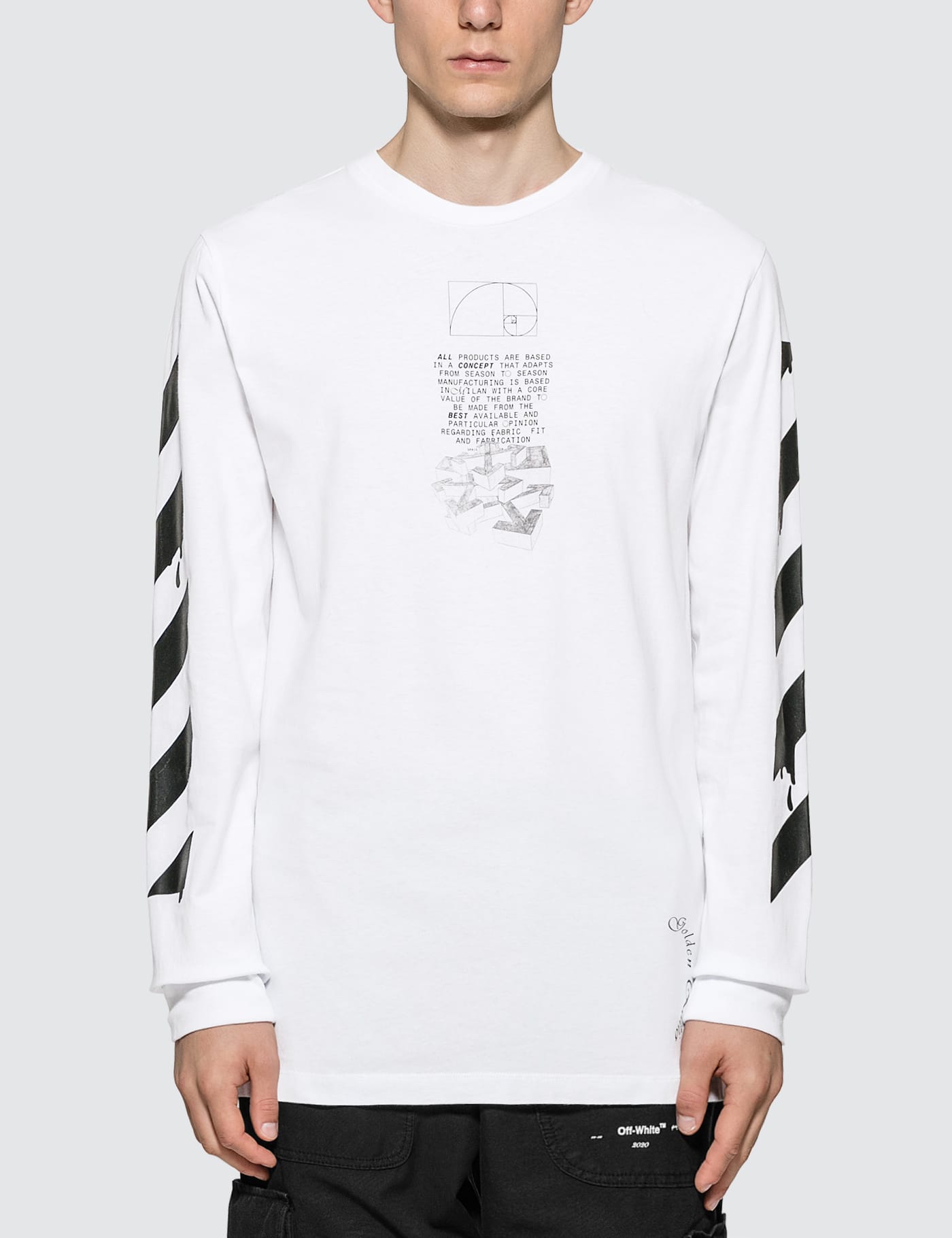 OFF-WHITE drippgng arrows ロンt クリアランス onbit.mx