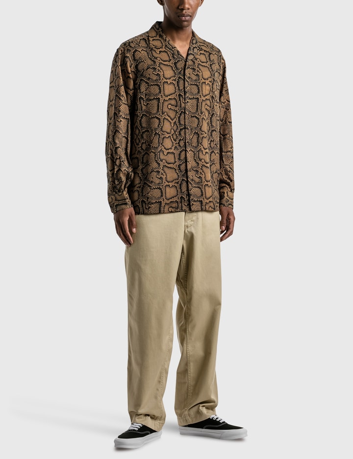 Wacko Maria - Python Open Collar Shirt | HBX - Globally Curated Fashion ...