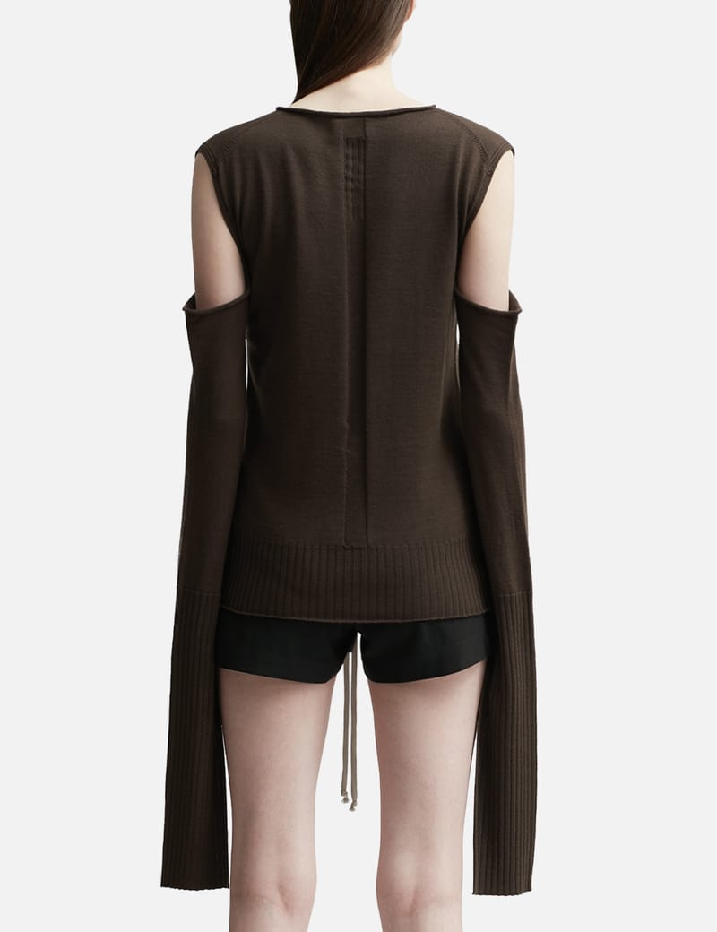大人気! RICK OWENS DRKSHDWケープスリーブクロップドジャケット 大人気! RICK OWENS DRKSHDWケープスリーブクロップドジャケット
