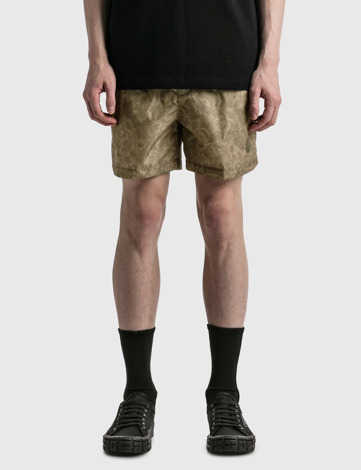 Moncler Genius 2 Moncler 1952 Damascus Print Swim Shorts Hbx Globally Curated Fashion And