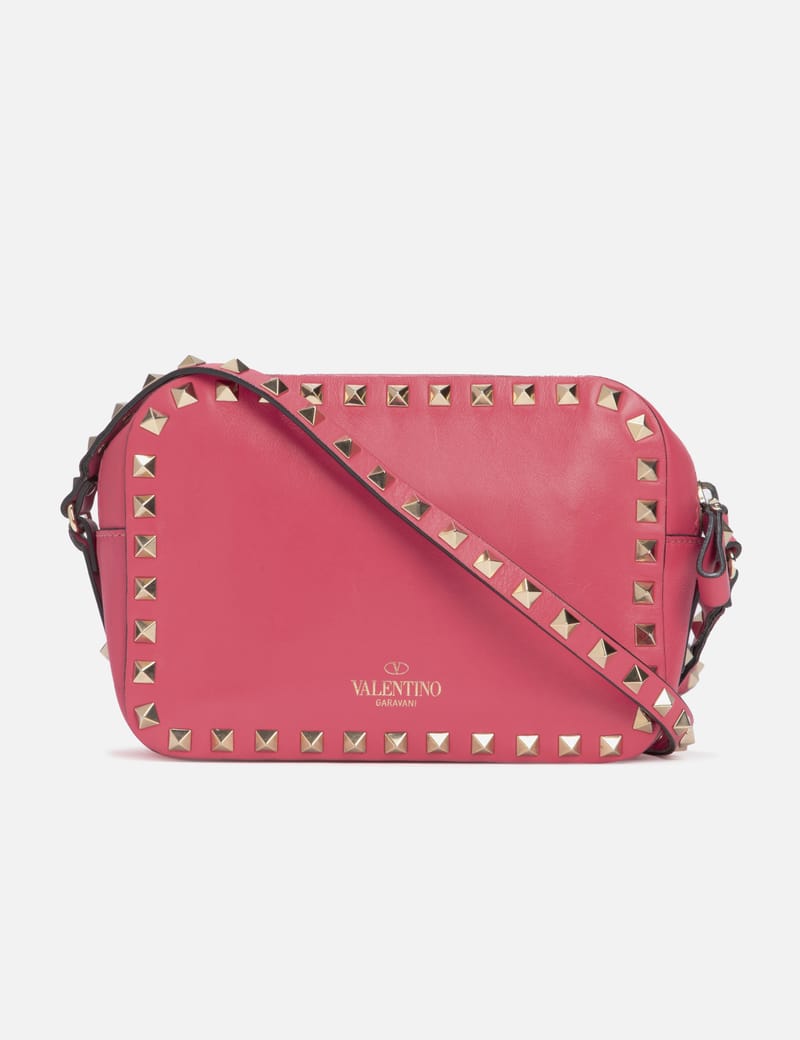 Valentino red 2025 camera bag