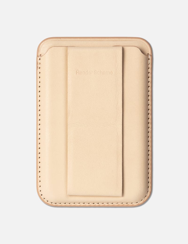 Hender Scheme Magnet Card Case - 牛革のミニマルなマグネット式