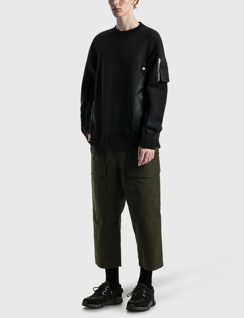sacai Sponge Sweat MA-1 Pullover サイズ3 sacai Sponge Sweat x MA-1 Pullover