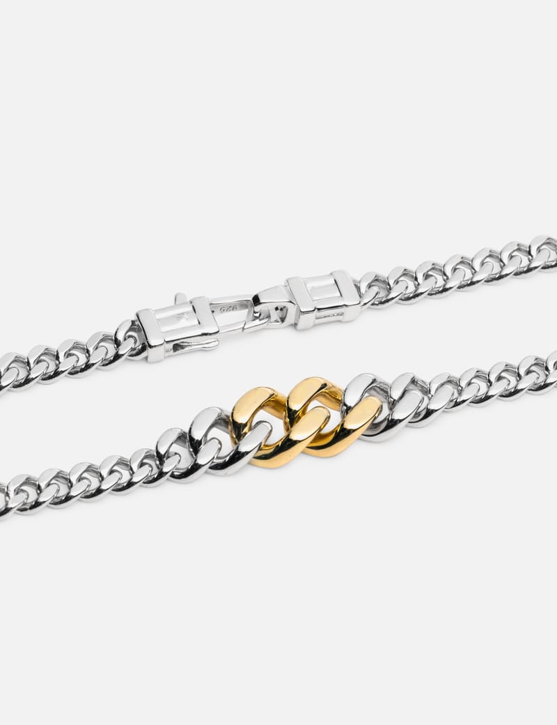 Tom Wood Dean Bracelet Duo - リサイクル925と18Kゴールドメッキの