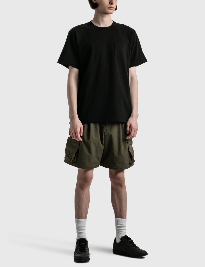 美品✨sacai Ripstop Cargo Short NVY 22SS Sacai - Ripstop Cargo Shorts | HBX - Globally Curated