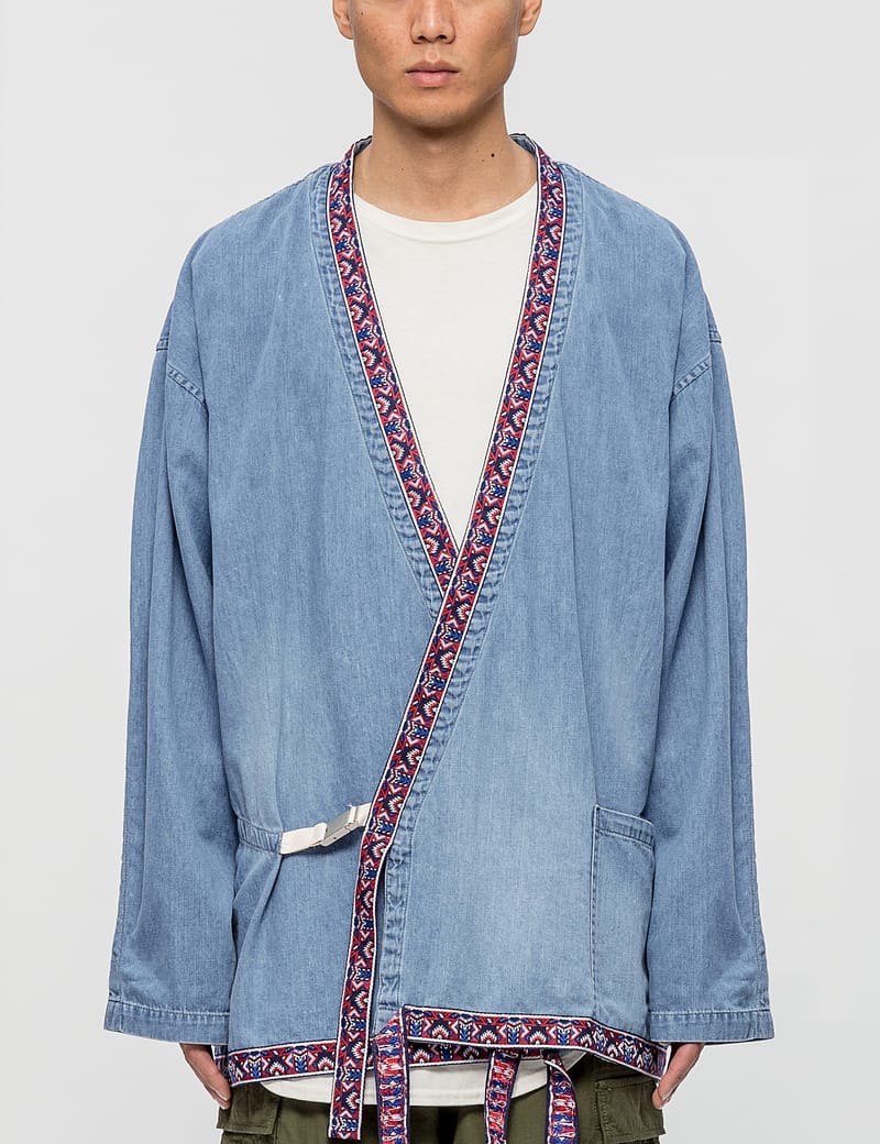 White Mountaineering - 6oz Denim Samue Shirt | HBX