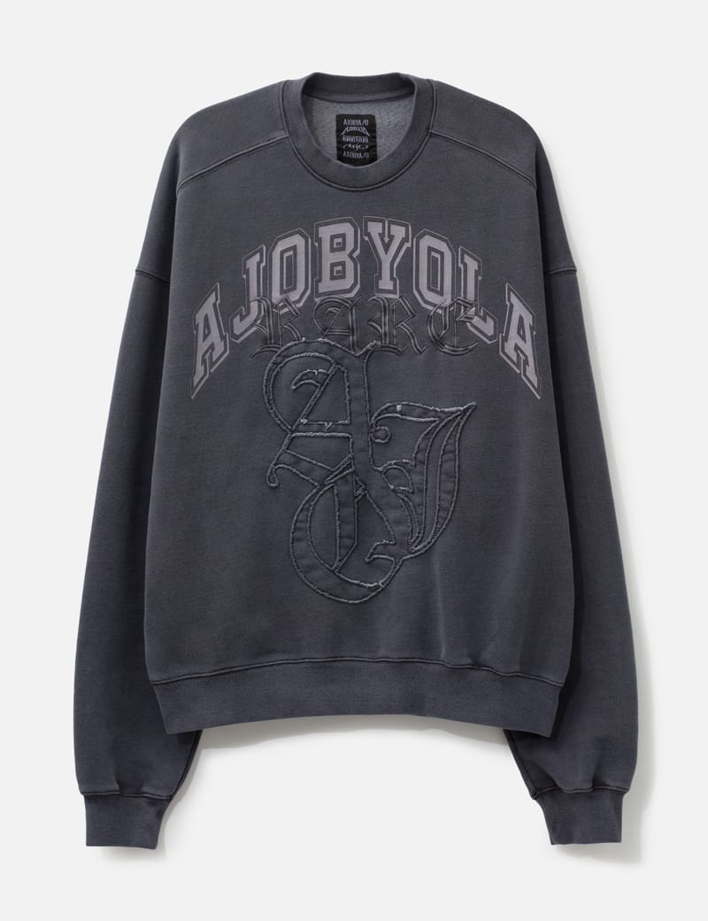 AJOBYAJO Rare University Washed Sweatshirt - A vintage-inspired
