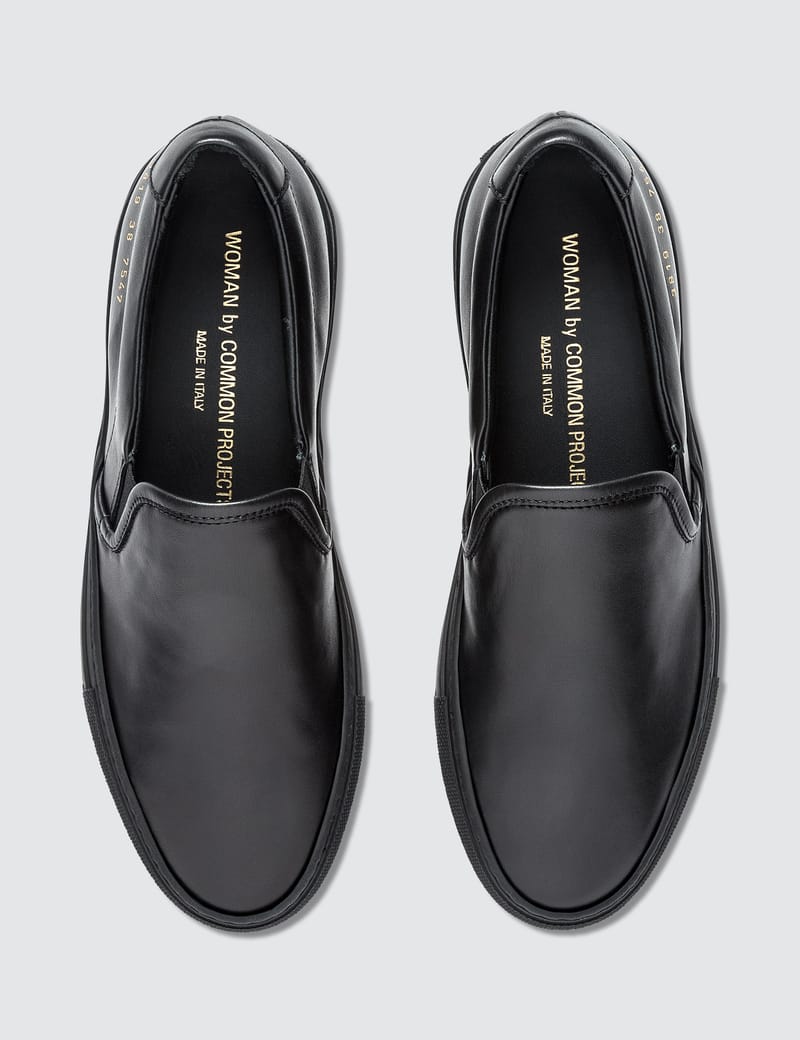スニーカー Slip On In Leather Sneakers - COMMON PROJECTS - Leather - Bl Leather slip-on sneakers in black - Common Projects | Mytheresa