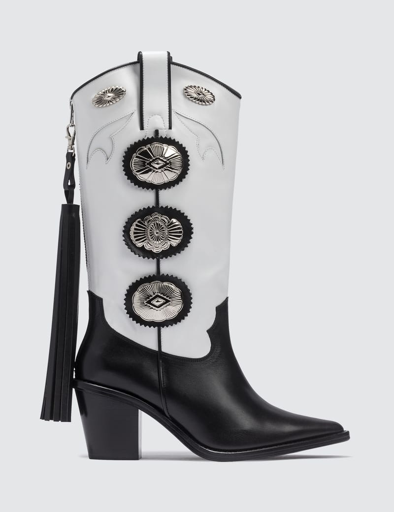 Toga Pulla - Western Harness Leather Long Boots | HBX - Globally