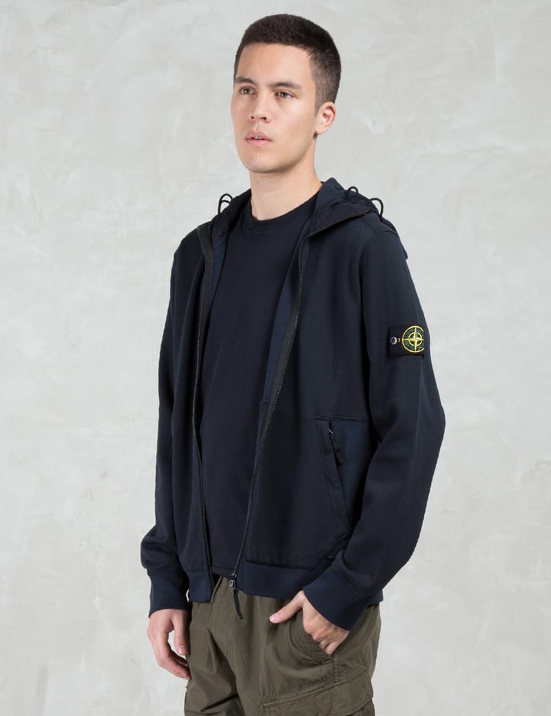 Stone Island - 64266 Zip Pocket Hoodie | HBX