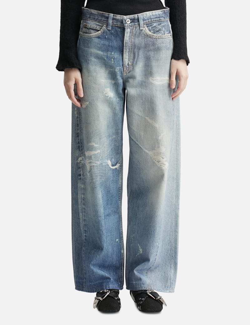 Our Legacy Full Cut Jeans - High-rise Italian denim with vintage