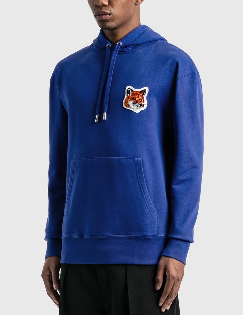 Maison Kitsuné - Velvet Fox Head Patch Classic Hoodie | HBX