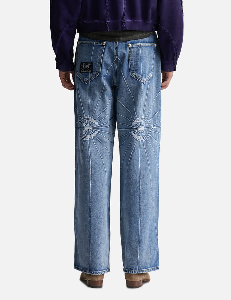 THUG CLUB - Chain Stitch Denim Pants | HBX - Globally Curated