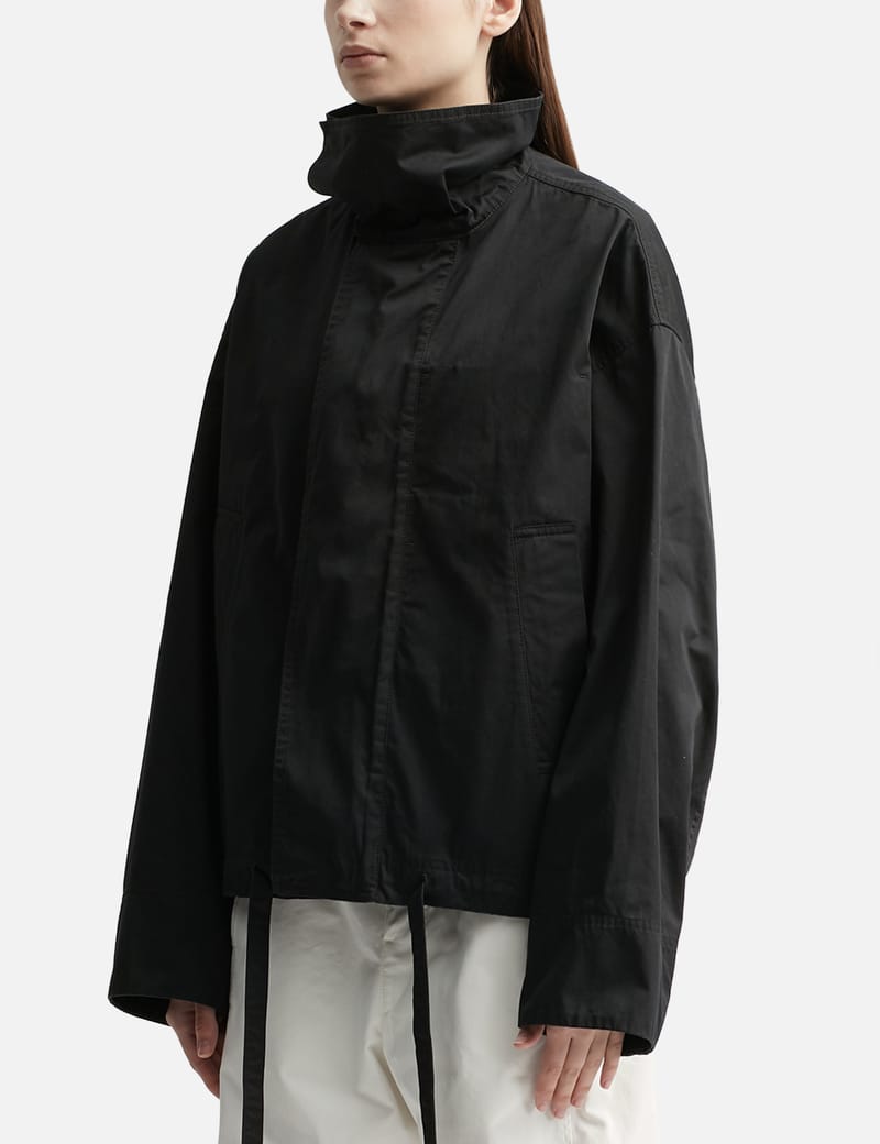 Lemaire - HIGH COLLAR BLOUSON | HBX - Globally Curated Lemaire - HIGH COLLAR BLOUSON | HBX - Globally Curated
