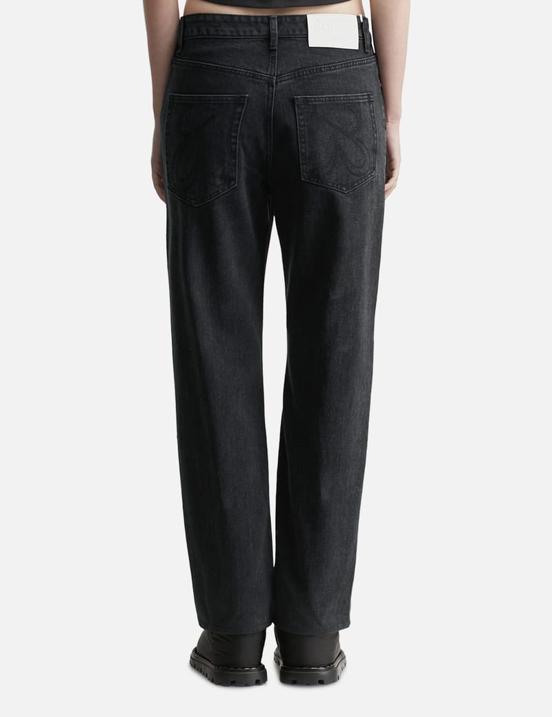 Glowny The Jane Jeans - Low-rise black cotton jeans, relaxed loose