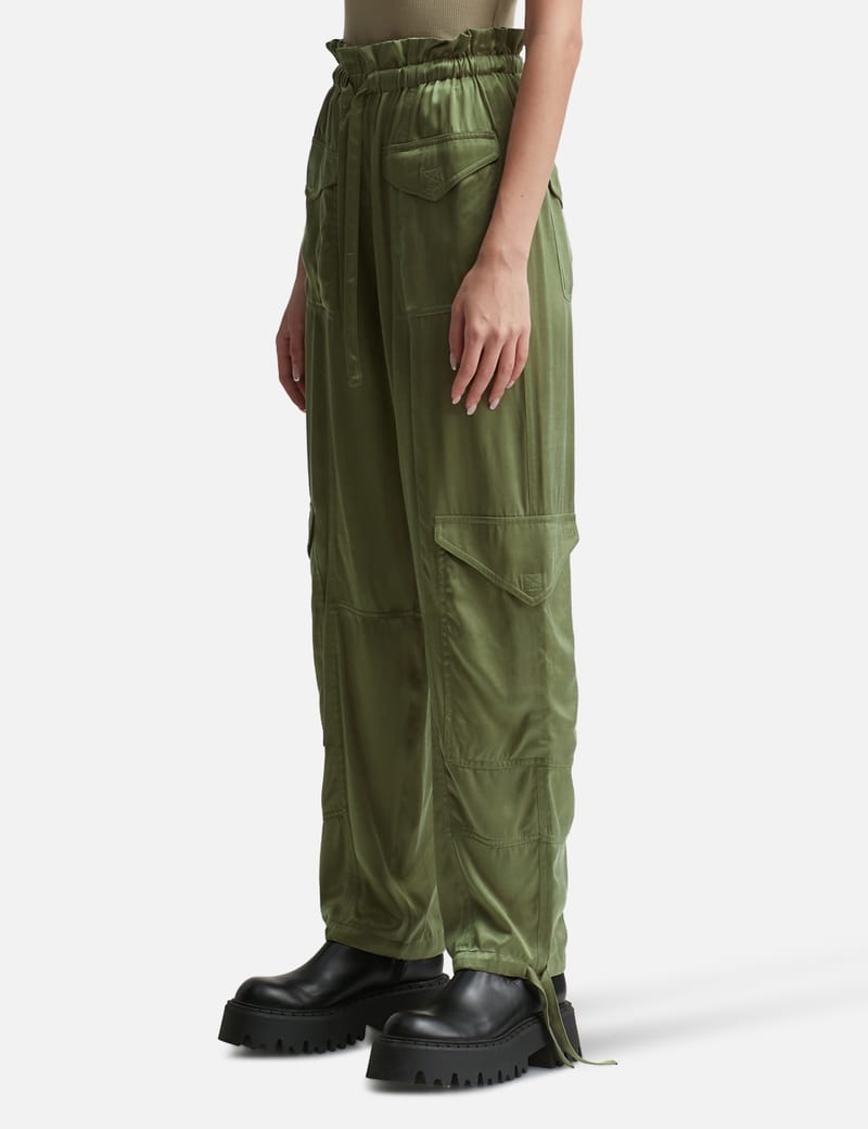 Ganni - Washed Satin Pants | HBX - Globally Curated Fashion and