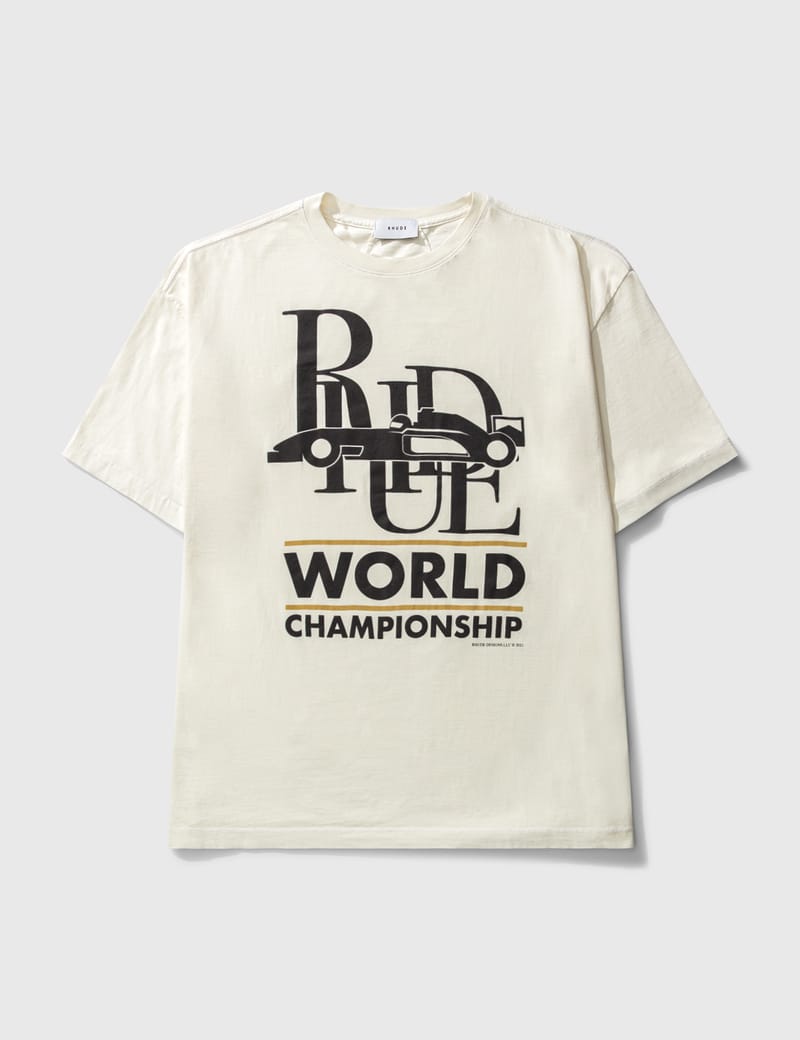 Rhude - World Championship Tシャツ | HBX - ハイプビースト ...