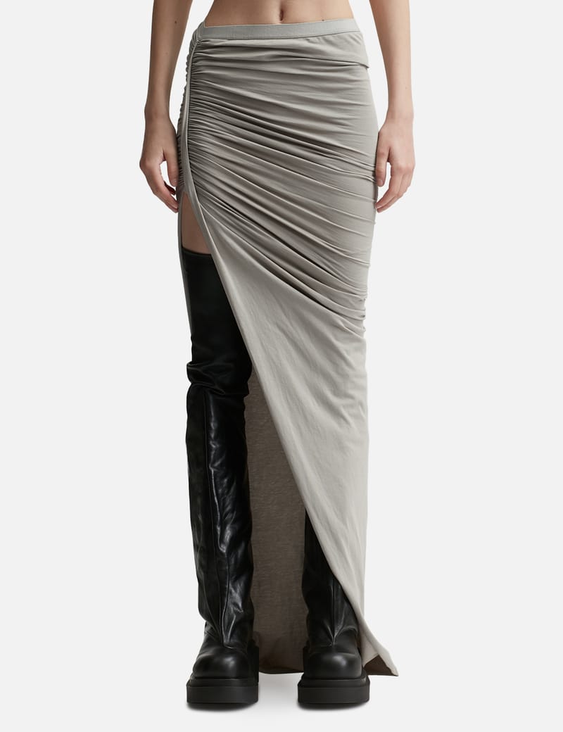 Rick Owens - SOFT PILLAR LONG SKIRT | HBX - Globally Curated
