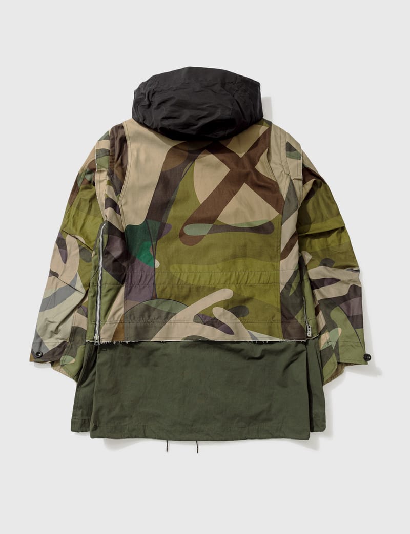 Sacai - KAWS Print Blouson | HBX - Globally Curated Fashion and