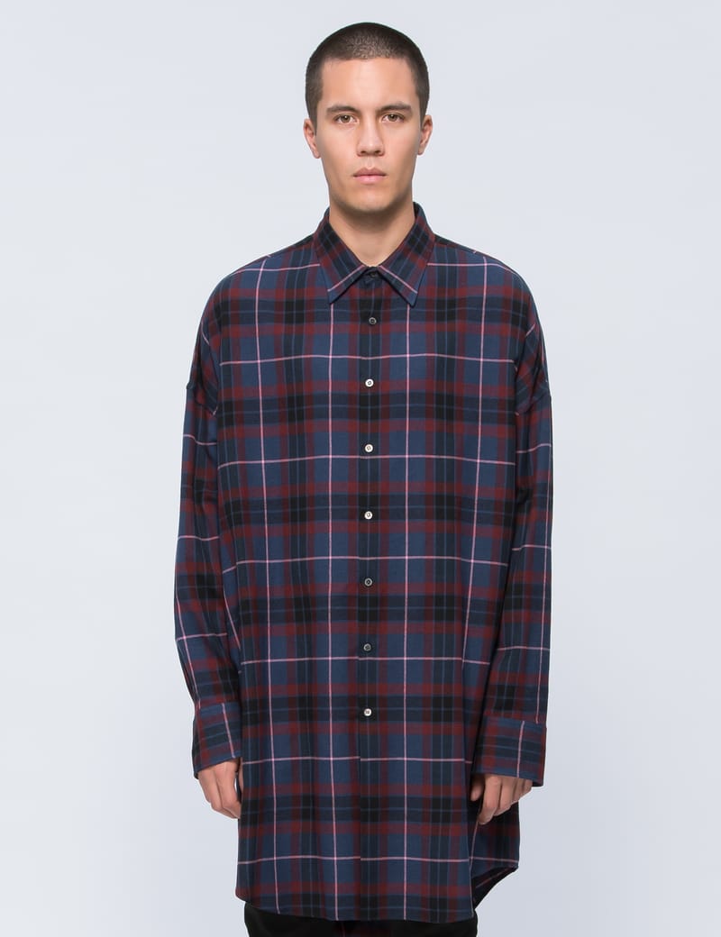 LAD MUSICIAN - Long Check Shirt | HBX - Globally Curated Fashion