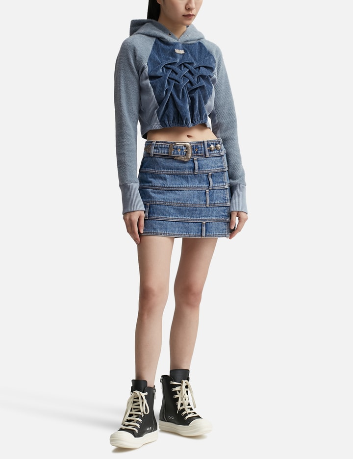 Andersson Bell Velour Wrinkle Tight Hoodie HBX Globally Curated