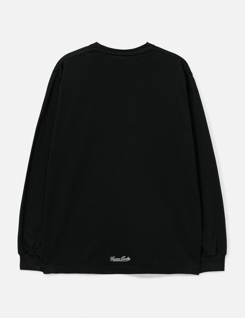 NEIGHBORHOOD NEIGHBORHOOD T-Shirt Long Sleeves 5 - Black cotton