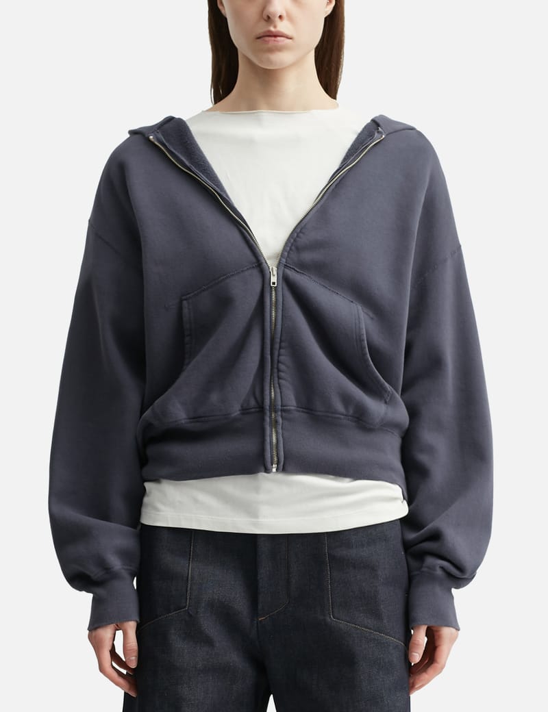 Unlikely Raglan Zip Hoodie - A relaxed, vintage-wash cotton hoodie
