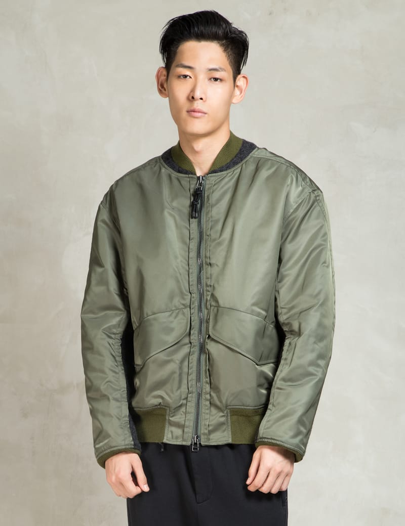 3.1 Phillip Lim - Army Oversized Flight Bomber Jacket | HBX