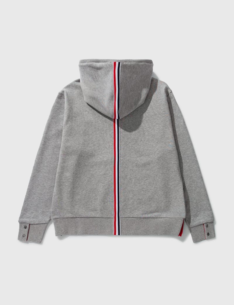 Thom Browne - Zip Hoodie With Back Stripe | HBX