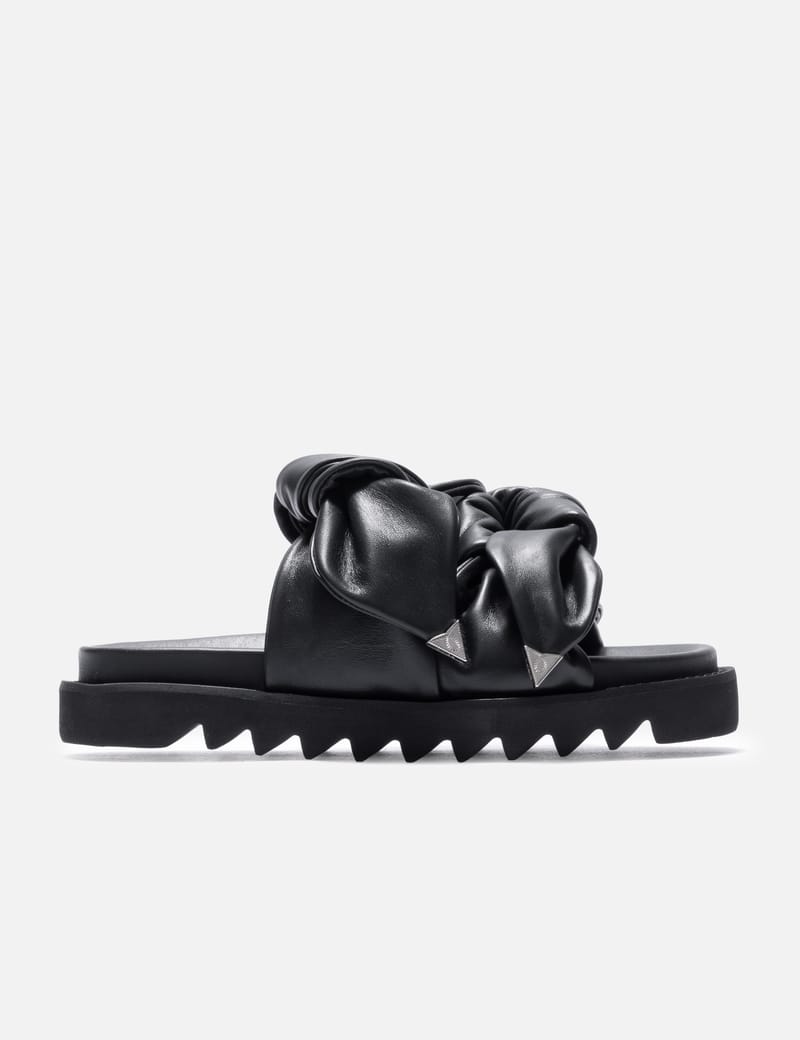 Toga Pulla Eyelet Metal Sabot - Sport sandals with a bold buckle