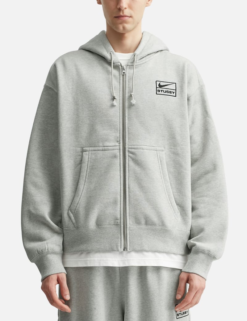 Nike Nike x Stüssy Full Zip Washed Fleece Hoodie - Co-branded