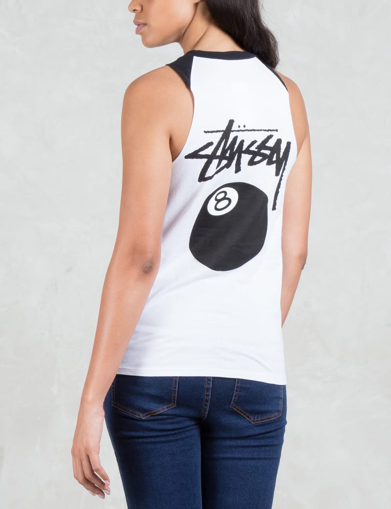 Stüssy - 8 Ball Raglan Tank | HBX - Globally Curated Fashion and