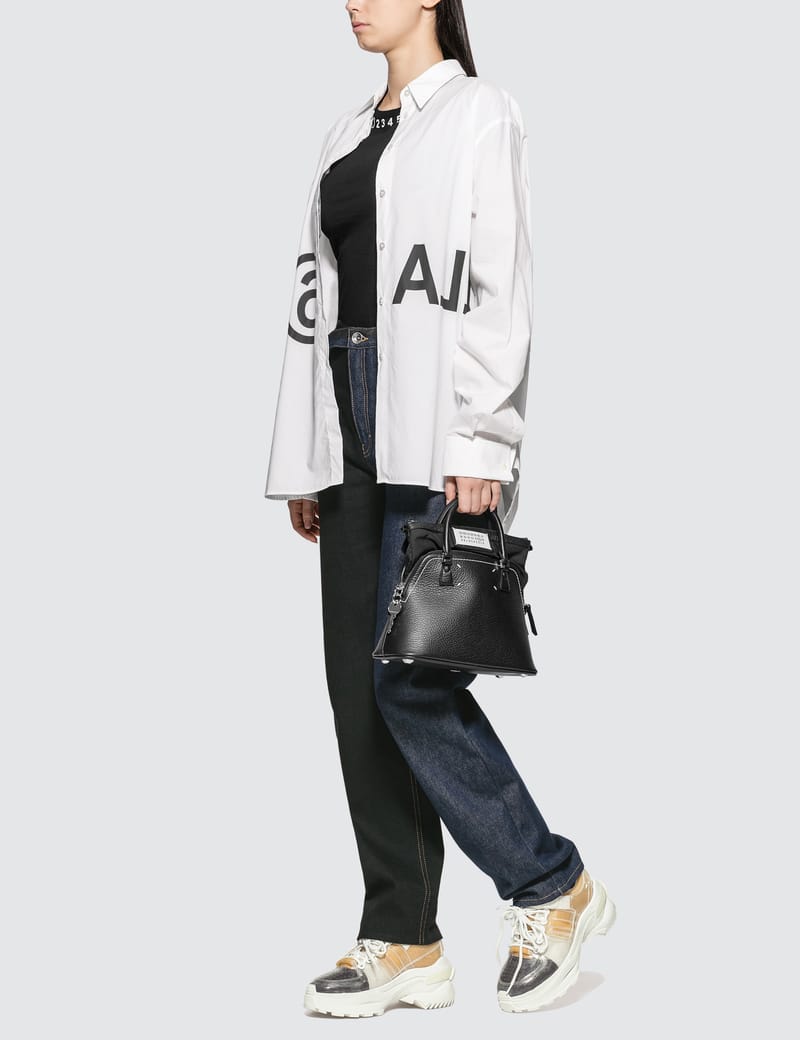 Maison Margiela - Two Tone Side-belt Jeans | HBX - Globally