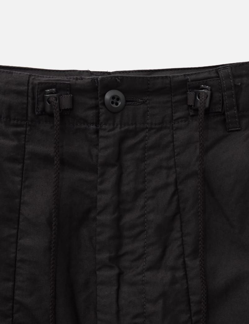 Needles H.D. Pant - BDU - Black cargo pants with an adjustable fit